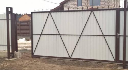 Правила установки ворот. Как установить ворота из профнастила своими руками — поэтапная с фото и описанием техника установки раздвижных, и распашных ворот