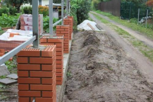 Столбы для ворот из кирпича или металлических труб. Как выбрать столбы 14