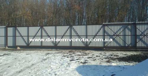 Как сделать ворота своими руками откатные. Создание проекта 28