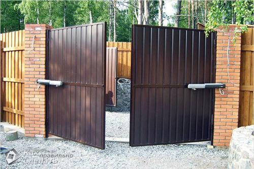 Как сделать ворота из профильных труб своими руками. Расчёт материалов 02