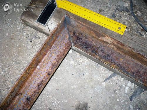 Как сделать ворота из профильных труб своими руками. Расчёт материалов 05