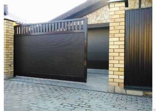 Стандартная высота ворот во двор. Размеры ворот: ширина и оптимальная высота в заборе с калиткой частного дома