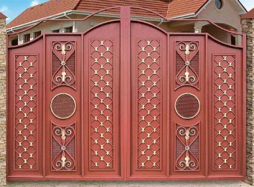 Стандартная высота ворот во двор. Размеры ворот: Ширина и оптимальная высота в заборе с калиткой частного дома