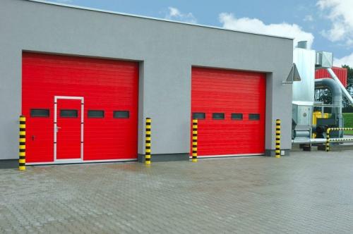 Секционные гаражные ворота с торсионными пружинами. Конструкция секционных ворот 01