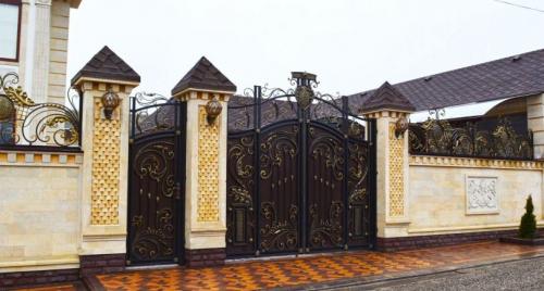 Красивые ворота для частного дома. Красивые распашные ворота — современные и оригинальные варианты на фото и видео в обзоре!