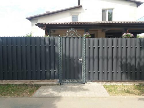 Ворота и забор в частном доме. Забор и ворота из профнастила с калиткой своими руками. Пошаговая инструкция, как сделать распашные и откатные ворота по чертежам