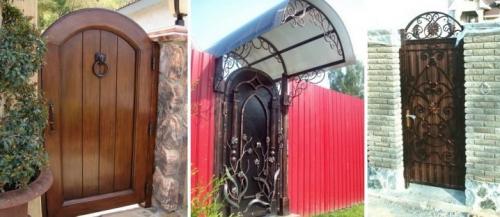 Виды калиток для забора. Особенности 01 Виды калиток для забора. Особенности 01