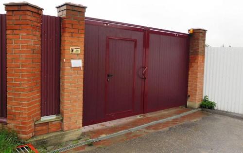 Въездные ворота для частного дома. Особенности 09 Въездные ворота для частного дома. Особенности 09