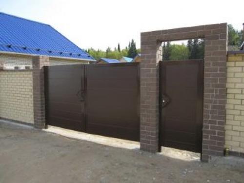 Въездные ворота для частного дома. Особенности 06 Въездные ворота для частного дома. Особенности 06