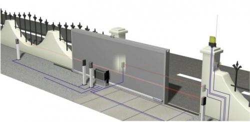 Раздвижные ворота для частного дома. Изготовление несущей рамы откатных ворот 19