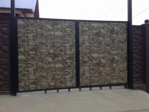 Устройство ворот для частного дома. Материалы 05