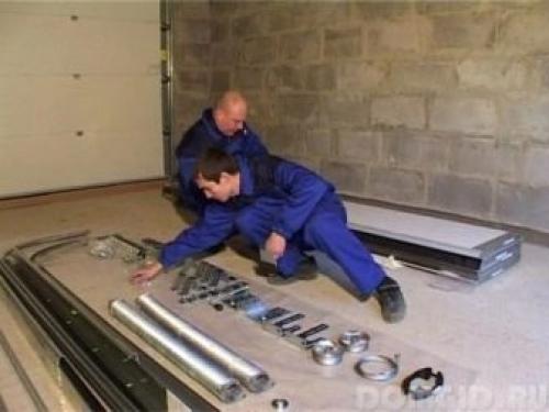 Монтаж секционных ворот Doorhan. Виды 09