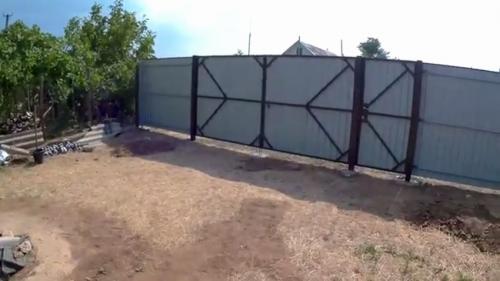 Ворота автоматические распашные, преимущества и недостатки 02