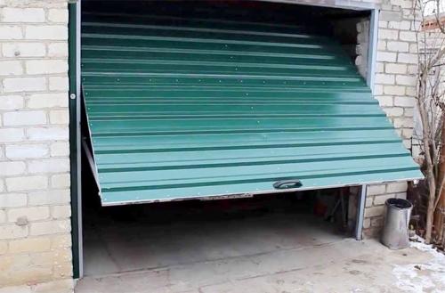 Распашные ворота на гараж. Изготовление и установка ворот для гаража своими руками