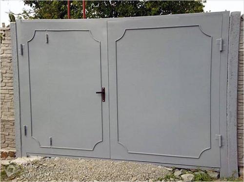 Ворота на участок своими руками. Типы ворот и их отличительные особенности 02