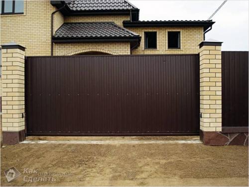 Ворота на участок своими руками. Типы ворот и их отличительные особенности 05