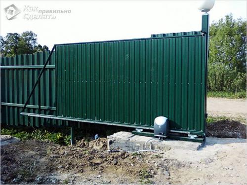 Ворота на участок своими руками. Типы ворот и их отличительные особенности 03