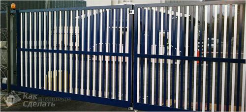 Ворота на участок своими руками. Типы ворот и их отличительные особенности 06