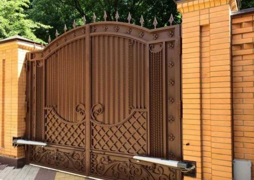 Ворота распашные. Распашные ворота: обзор качественных материалов, современные конструкции и лучшие распашные системы (130 фото)