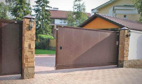 Откатные ворота Дорхан. Практичность и надежность откатных ворот Дорхан