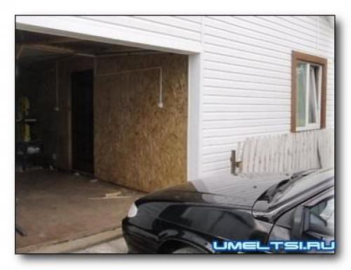 Самые простые подъемные ворота. Подъемные гаражные ворота