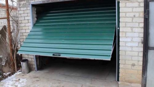 Направляющая для секционных ворот своими руками. Подъемные ворота для гаража своими руками