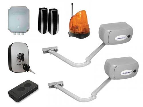 Гаражные ворота распашные ворота металлические. Виды распашных ворот 07