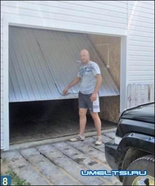 Самые простые подъемные ворота. Подъемные гаражные ворота