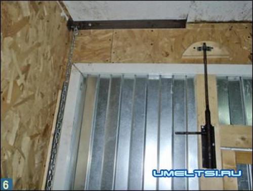 Самые простые подъемные ворота. Подъемные гаражные ворота