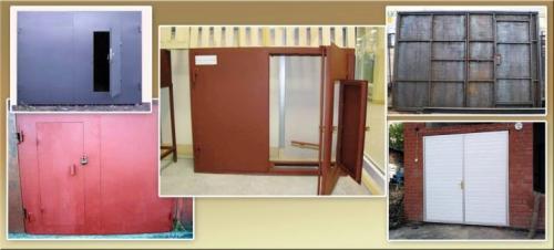 Деревянные ворота в гараж. Конструкция 14