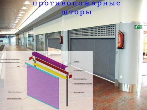 Автоматические противопожарные шторы. Что это такое?