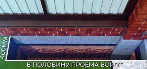 Установка и настройка привода для откатных ворот.. Закладная для откатных ворот