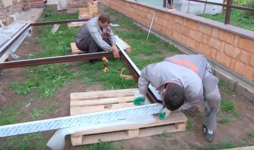 Установка и настройка привода для откатных ворот.. Закладная для откатных ворот