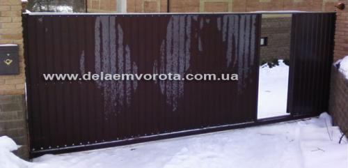 Конструктивные особенности откатных ворот. Ворота откатные своими руками (57 фото): виды, особенности устройства и монтажа 09 Конструктивные особенности откатных ворот. Ворота откатные своими руками (57 фото): виды, особенности устройства и монтажа 09