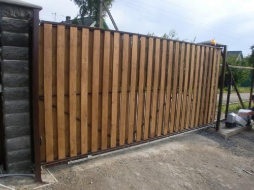 Варианты откатных ворот. Откатные ворота — идеи реализации своими руками. Обзор самых удачных вариантов (105 фото)