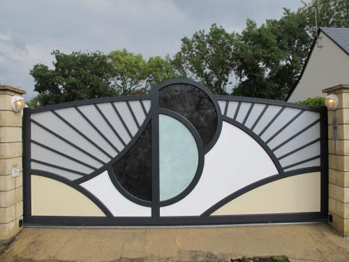 Варианты откатных ворот. Откатные ворота — идеи реализации своими руками. Обзор самых удачных вариантов (105 фото)