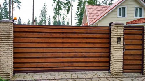 Варианты откатных ворот. Откатные ворота — идеи реализации своими руками. Обзор самых удачных вариантов (105 фото)