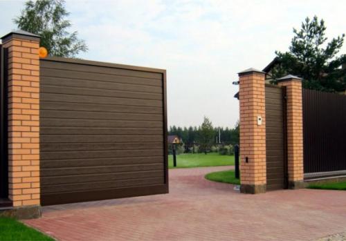 Въездные ворота на участок. Оптимальная ширина въездных ворот
