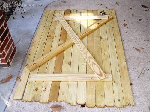 Сделать калитку своими руками. Изделие из профнастила 14 Сделать калитку своими руками. Изделие из профнастила 14