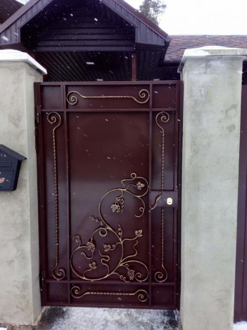 Сделать калитку своими руками. Изделие из профнастила